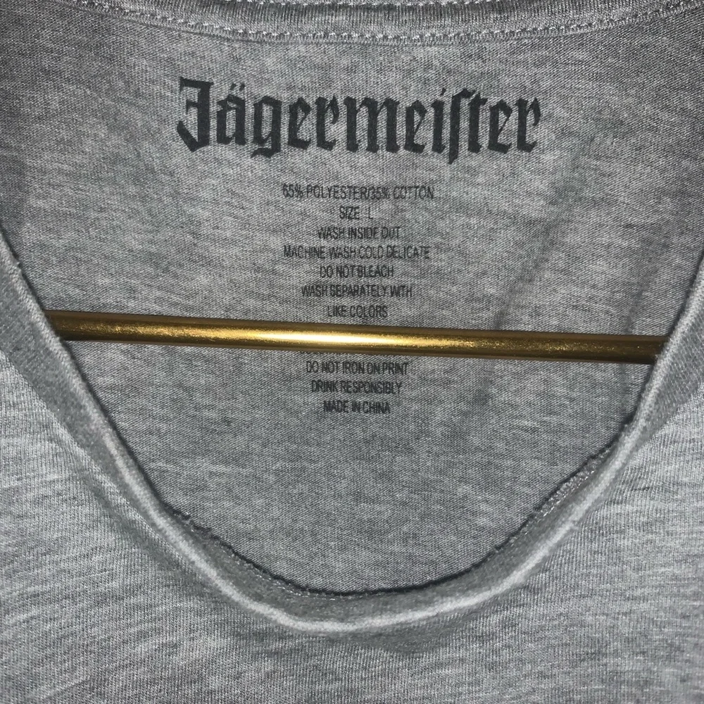 Classic Jagermeister Single-sided graphic T-shirt. Semi-distressed graphics. - Picture 3 of 4
